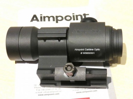 Retirado de la venta¡¡¡
Nuevo, sin estrenar. Visor de punto rojo AIMPOINT ACO (AIMPOINT CARBINE OPTIC). 00