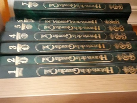 Vendo esta enciclopedia, Historia de la Guardia Civil, compuesta por siete tomos perfectamente conservados.Está 01