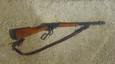 Hola buenas vendo winchester cal. 30 -30. Esta en buenas condiciones de uso tiene marcas del uso. Tira 02
