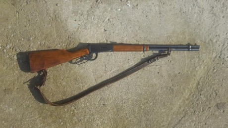 Hola buenas vendo winchester cal. 30 -30. Esta en buenas condiciones de uso tiene marcas del uso. Tira 01