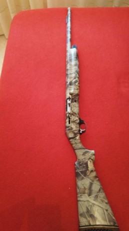 Vendo Benelli, modelo 121 con cañón fijo de tres estrellas y 71 cm. Tiene hecha la hidroimpresion por 02
