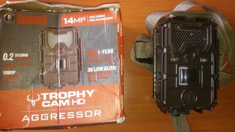 Vendo cámara de caza Como nueva bushnell agressor, 150e. IMG-20180830-WA0023.jpg  IMG-20180830-WA0038.jpg 00