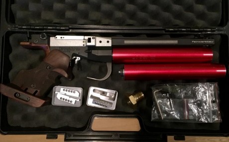 Vendo Pistola Feinwerkbau FWB c55p. Uno de los mejores pistolas PCP Aire Comprimido de tiro rapido. Funciona 02