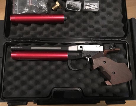 Vendo Pistola Feinwerkbau FWB c55p. Uno de los mejores pistolas PCP Aire Comprimido de tiro rapido. Funciona 00
