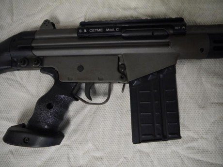 VENDIDA cetme calibre 307, customizado. 
Equipado con pistolete, railes picatinny. Buen estado de uso 02