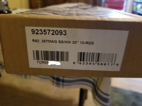 Hola.

Recientemente me he enterado de que el fabricante antiguamente llamado Amadeo Rossi de rifles de 30