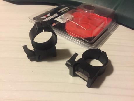 Se venden anillas Warne maxima desmontables, son las altas para visores hasta 56mm de campana y 30mm de 02