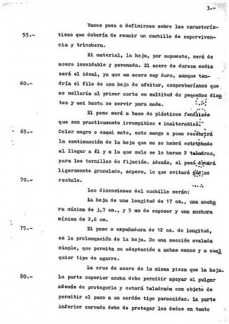 Hola.

Me gustaría poner algo de la historia de este magnifico cuchillo militar  Español, creo que lo 11