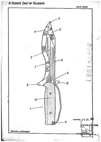 Hola.

Me gustaría poner algo de la historia de este magnifico cuchillo militar  Español, creo que lo 30