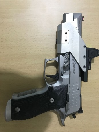 Se vende montura X-MOUNT para SIG SAUER X-SERIES equipado con visor TRIJICON RMR (R6) 3.5MOA.

Impecable 02