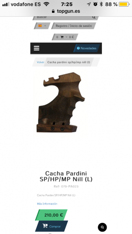 VENDO PARDINI SP STANDAR calibre 22” comprada nueva en MAYO 2016 ( con factura).
ESTA EN PERFECTO ESTADO 30