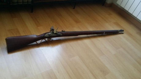 Fusil o mosquete calibre 75 del ejercito britanico en las Guerras Napoleonicas. Su denominacion oficial 02