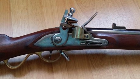Fusil o mosquete calibre 75 del ejercito britanico en las Guerras Napoleonicas. Su denominacion oficial 01