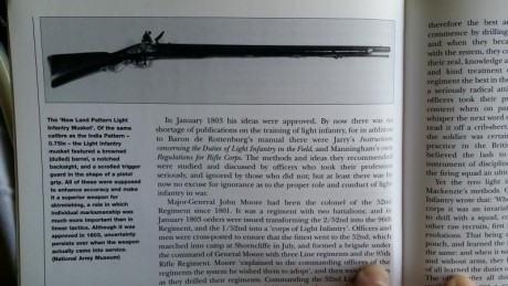 Fusil o mosquete calibre 75 del ejercito britanico en las Guerras Napoleonicas. Su denominacion oficial 00