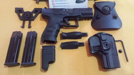 Buenos días, se ponen en venta los siguientes artículos:

•	PISTOLA WALTHER PPQ M1 - NUEVA (15 TIROS DE 01