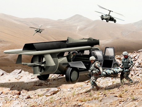 Ni idea como les pasa esto por la cabeza...
https://www.autoblog.com/2010/07/16/report-pentagon-looking-for-flying-humvee/

https://www.popularmechanics.com/technology/aviation/military/pentagon-flying-car-pictures 30