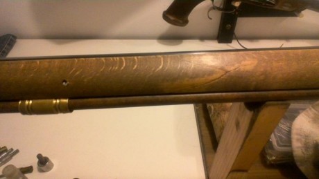 Hola a todos, vendo:
- Hawken Woodsman de ARDESA cal. 45 1/66" Percusión.
Punto de mira original 31