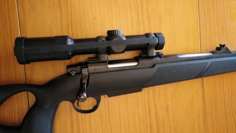 Muy buenas:
Pongo a la venta rifle Sabatti con culata thumbhole en calibre 222rem.
Tiene cañón de 40cm.
Ha 11