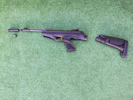 Hola, vendo pistola marca Hatsan modelo M25 supertac con sistema vortex (pistón) y calibre 5.5mm, ha sido 02