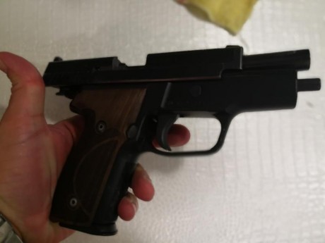 Hola vendo Sig Sauer P239 con dos cargadores.
En buen estado general sólo tiene un poco de desgaste en 00