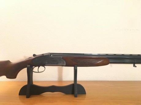 Vendo escopeta marca  F. SARRASQUETA 
Pletina larga, expulsora, 71cm.  de cañón, 1 y 2 estrellas de choque

"SUPERPUESTA 01