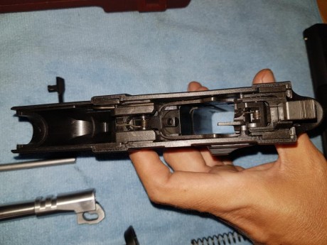 Arma en excelente estado, practicamente nueva, con maletin original sps. No ha disparado ni 50 disparos. 22