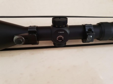 Visor de caza, marca SHILBA, modelo GOLD MEDAR, aumentos 3 a 12 X 56 de campana; reticula iluminada (rojo/verde), 01