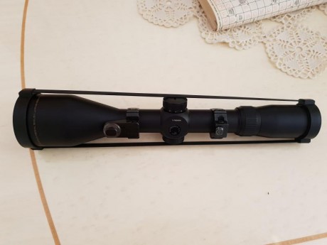 Visor de caza, marca SHILBA, modelo GOLD MEDAR, aumentos 3 a 12 X 56 de campana; reticula iluminada (rojo/verde), 00