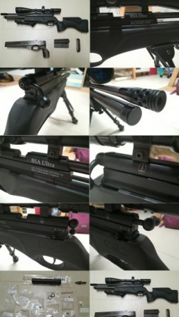 Carabina BSA Ultra SE .177 / 4,5mm Tactical, single shot, en excelente estado, extremadamente precisa,
equipada 00