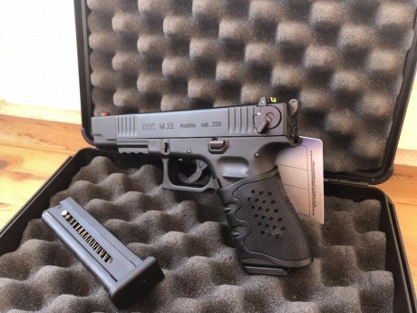 Ya está vendida pistola Issc M22 Target austriaca calibre 22LR
Esta impecable lleva pocos tiros y el gatillo 01