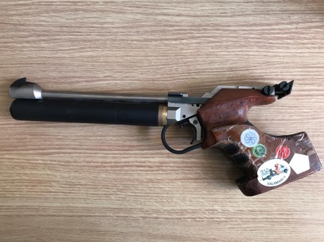 Compañero del club vende una Pistola monotiro Walther CP3 de CO2 para tiro de precisión alta competición
Dispositivo 01