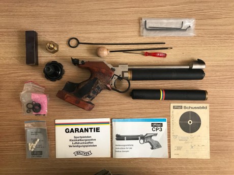 Compañero del club vende una Pistola monotiro Walther CP3 de CO2 para tiro de precisión alta competición
Dispositivo 00