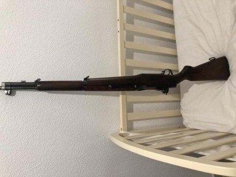 M1 mecaniza perfectamente, bayoneta y correa también originales. Una maravilla. Calibre 30-06. M1, Bayoneta 22