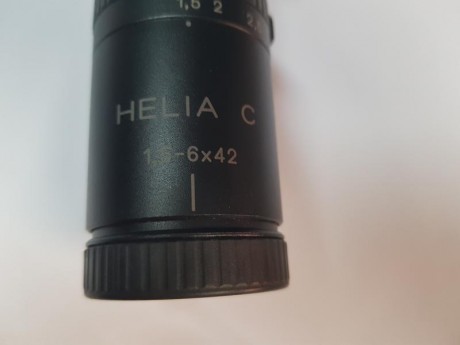 Se vende visor KAHLES HELIA C. Procedente de esposicion de armeria. Jamas usado.
De 1,5 - 6 × 42. Con 01