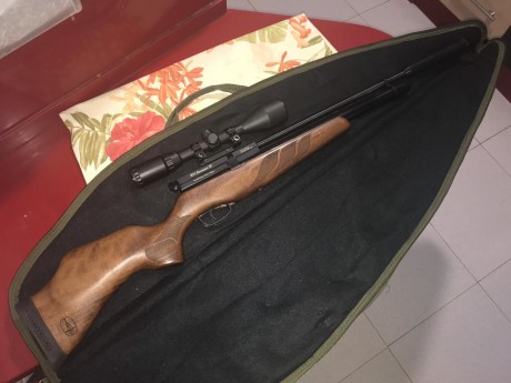 Se vende bsa bucaner del 5. 5 en perfecto estado. No tiene ningún arañazo. Se entrega visor leapers 3-9x50, 00