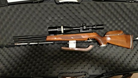 Hola,

Vendo conjunto Weihrauch hw97k más visor con monturas.

Monturas y visor Leapers 6-24x50, usado, 00