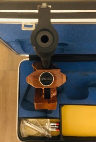  * HAMMERLI MODELO 152 PISTOLA ELECTRONICA . Vendida
400€ .    NUEVO PRECIO 350€  

Calibre 22. 
MONOTIRO. 22
