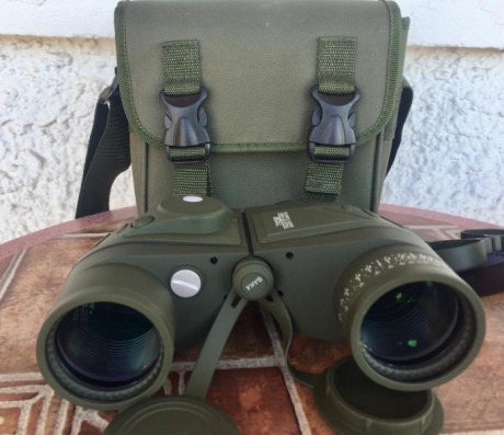 Magnifico prismatico igual que nuevo, 7x50 Military con Compas y reticula iluminada. Luminosidad excelente 01