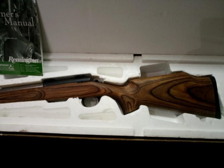 Pongo a la venta una carabina Remington 22Lr. con cañon Match pesado y flutet en inox.
Es el modelo 504-T 42