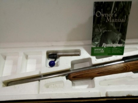 Pongo a la venta una carabina Remington 22Lr. con cañon Match pesado y flutet en inox.
Es el modelo 504-T 141