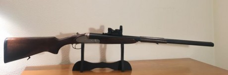 Escopeta fina paralela en muy buen estado, con todos los accesorios posibles.
 Marca ZH mod. SPORT 
Pletina 02
