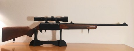 Vendo  RIFLE BROWNING  calibre 30 06 Mod. BAR 
Incorpora monturas tipo APEL con visor TASCO de 1.5  - 02