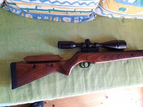 -  En venta carabina Cometa Fusion Star calibre 5,5, madera seleccionada al gusto, está a 23 jul, su estado 02