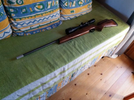 -  En venta carabina Cometa Fusion Star calibre 5,5, madera seleccionada al gusto, está a 23 jul, su estado 01