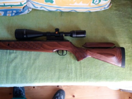 -  En venta carabina Cometa Fusion Star calibre 5,5, madera seleccionada al gusto, está a 23 jul, su estado 00