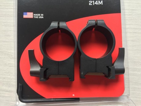 Se venden anillas Warne maxima desmontables, son las altas para visores hasta 56mm de campana y 30mm de 72