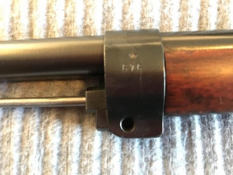 Vendo Carl Gustaf M96/38 Cal.6,5x55 de 1907 en muy buen estado.

Madera y partes metálicas impecables 71