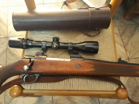 VENDO o CAMBIO   por rifle semiautomatico cal. 30-06. Rifle SAKO cal. 300 wm. Modelo l61r. Tiene bases 20