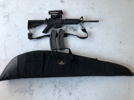 Vendo Colt M4 cal.22 con Walther Point PS22 más dos cargadores cal.22 de 30 cartuchos, correa y funda.

750€

Fernando
639318639 00