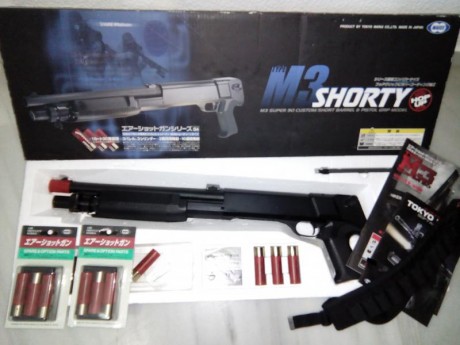 Vendo esta Marui Benelli Shorty, en su caja original,  sin usar en partidas, solo usada para probarla. 00